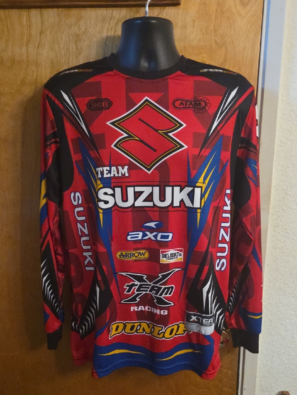 Team Suzuki X Team Red Graphic Long-Sleeve Racing Shirt Size XL